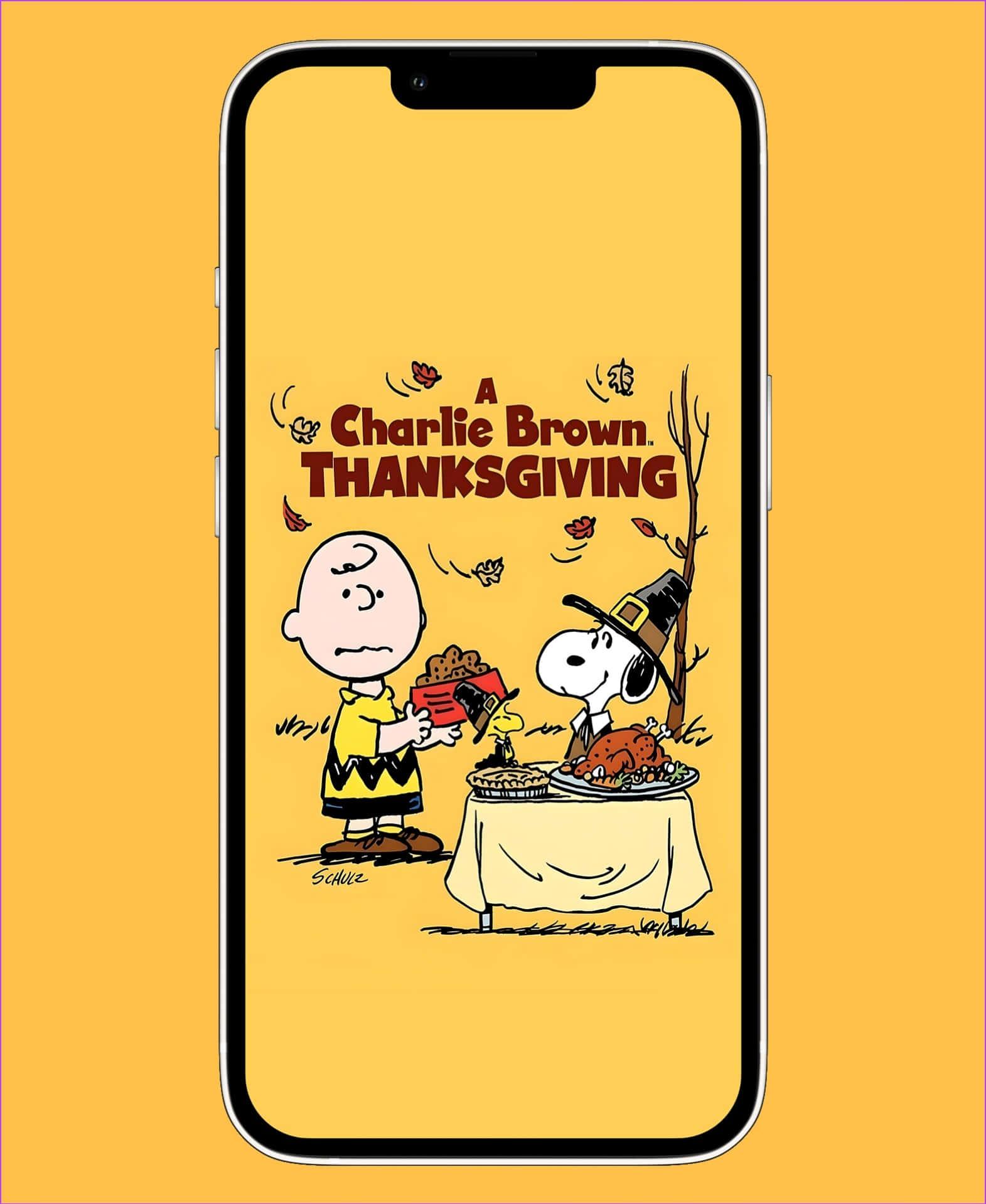 Charlie Brown The Gang Celebrate A Thanksgiving Feast
