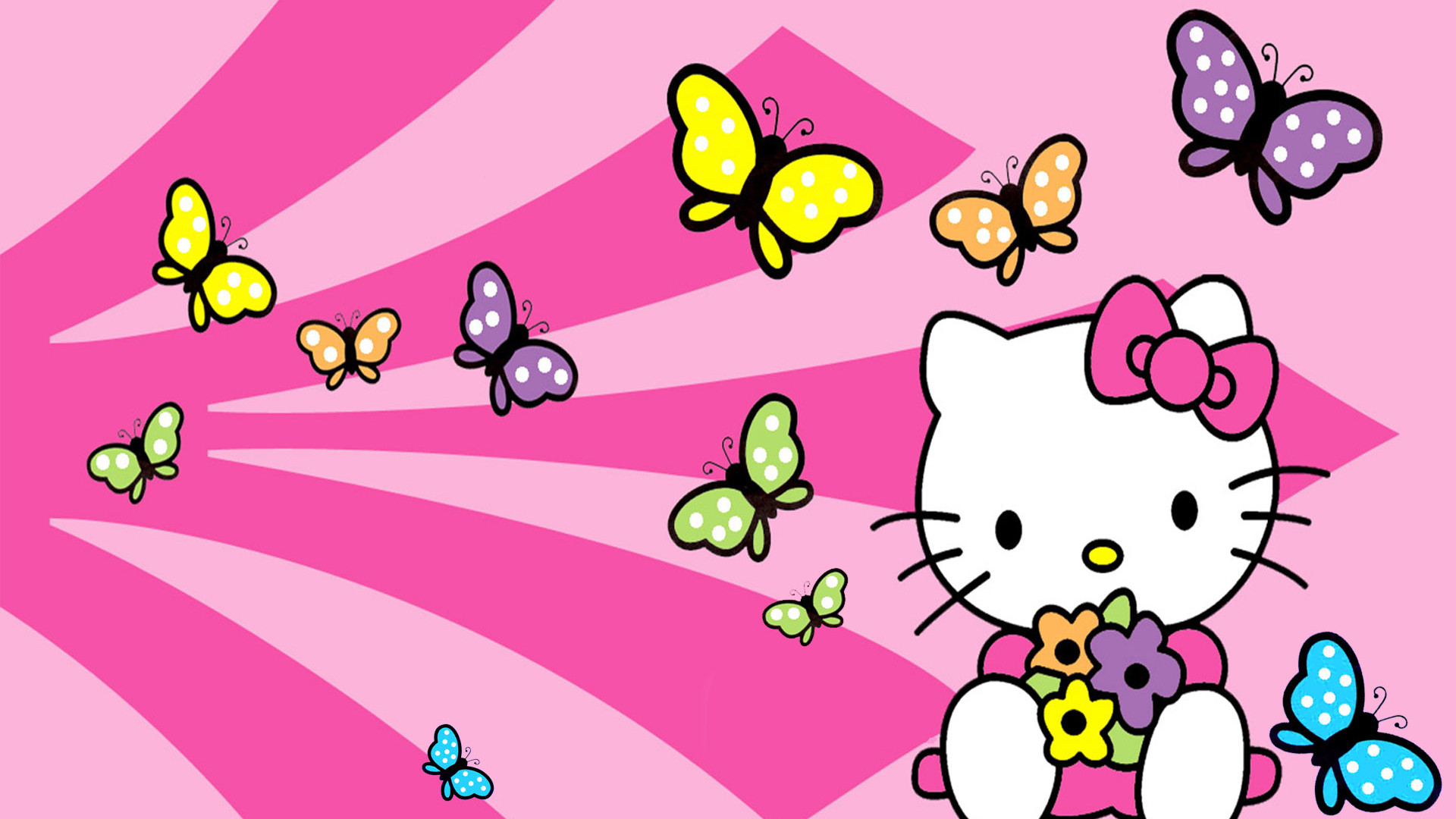 Hello Kitty Butterfly Wallpaper   Baltana