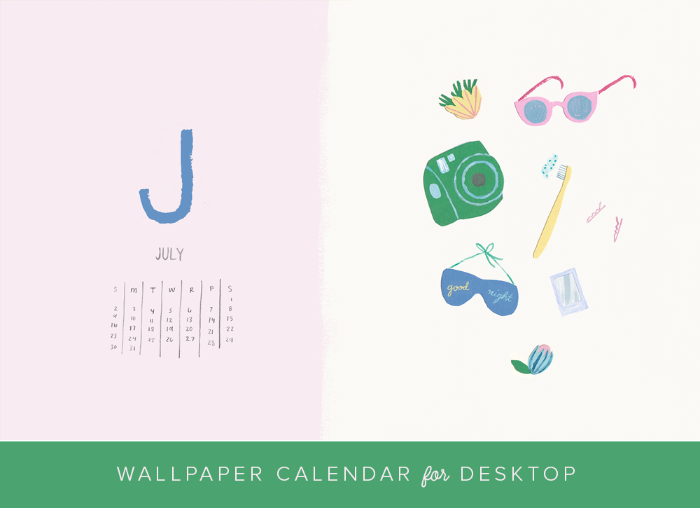 July Desktop Calendar And Wallpaper The House That Lars Built