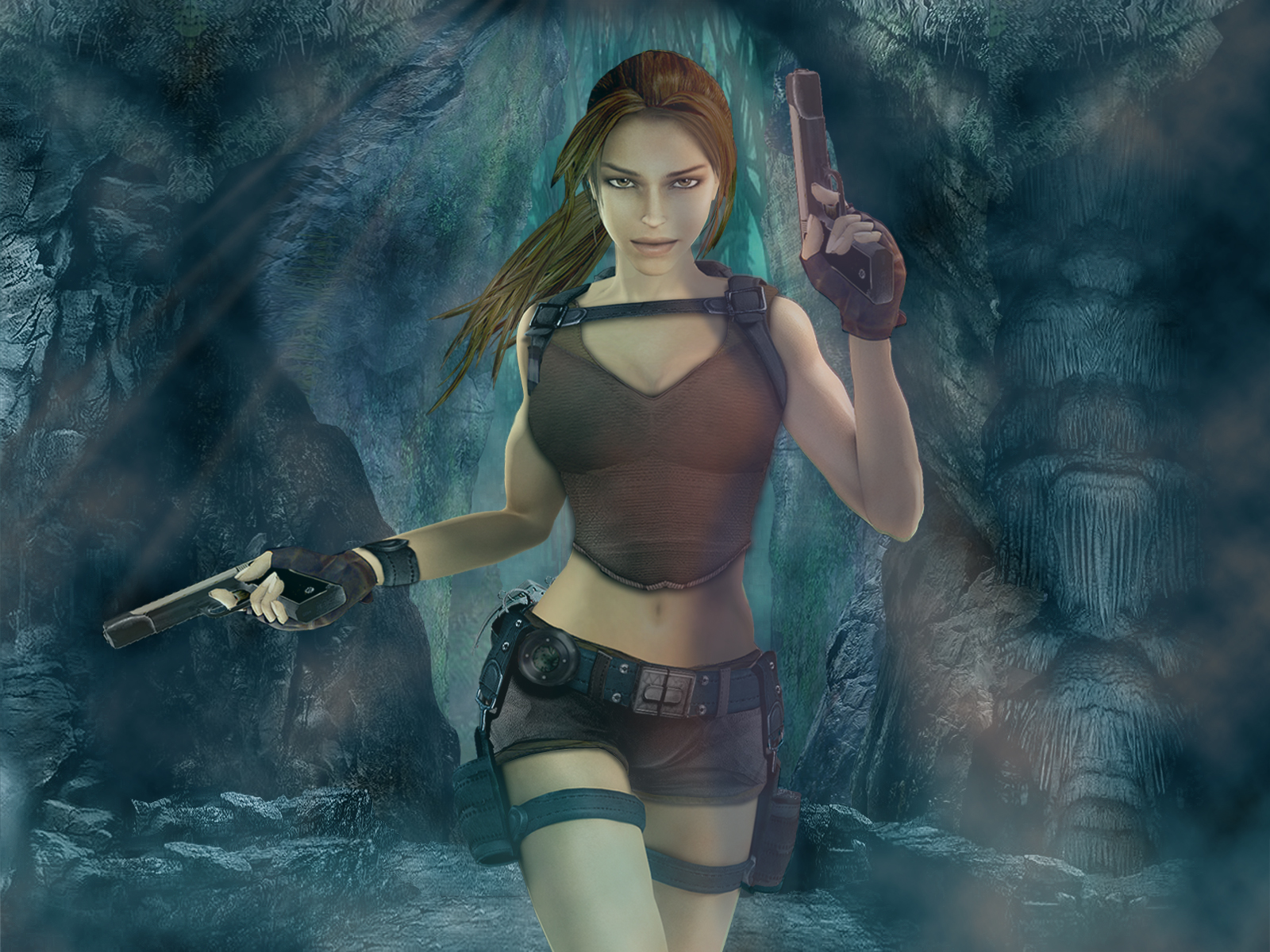 Sweet Apple Lara Croft Tomb Raider Wallpaper