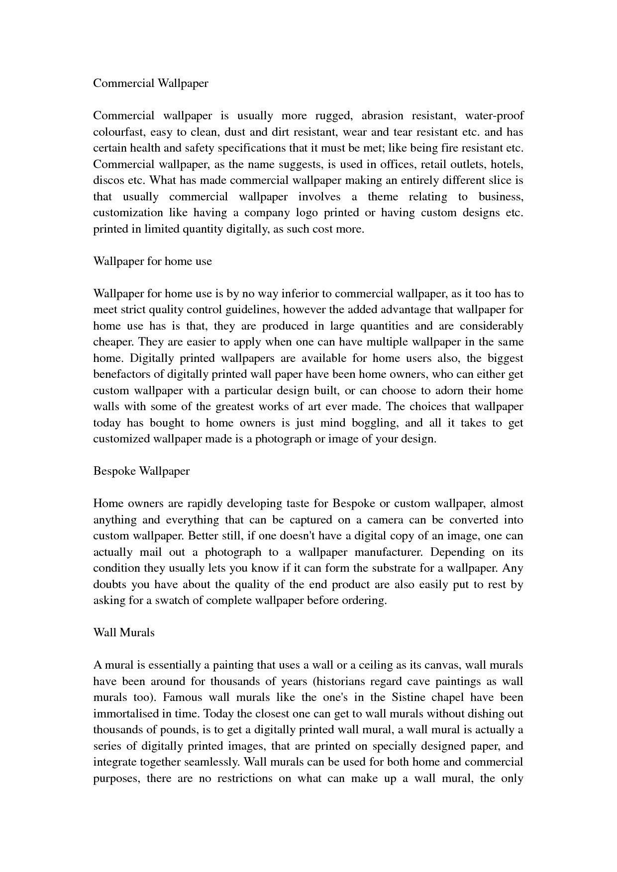 🔥 Free download Wallpaper Wallcoverings Wall Murals Different Types of