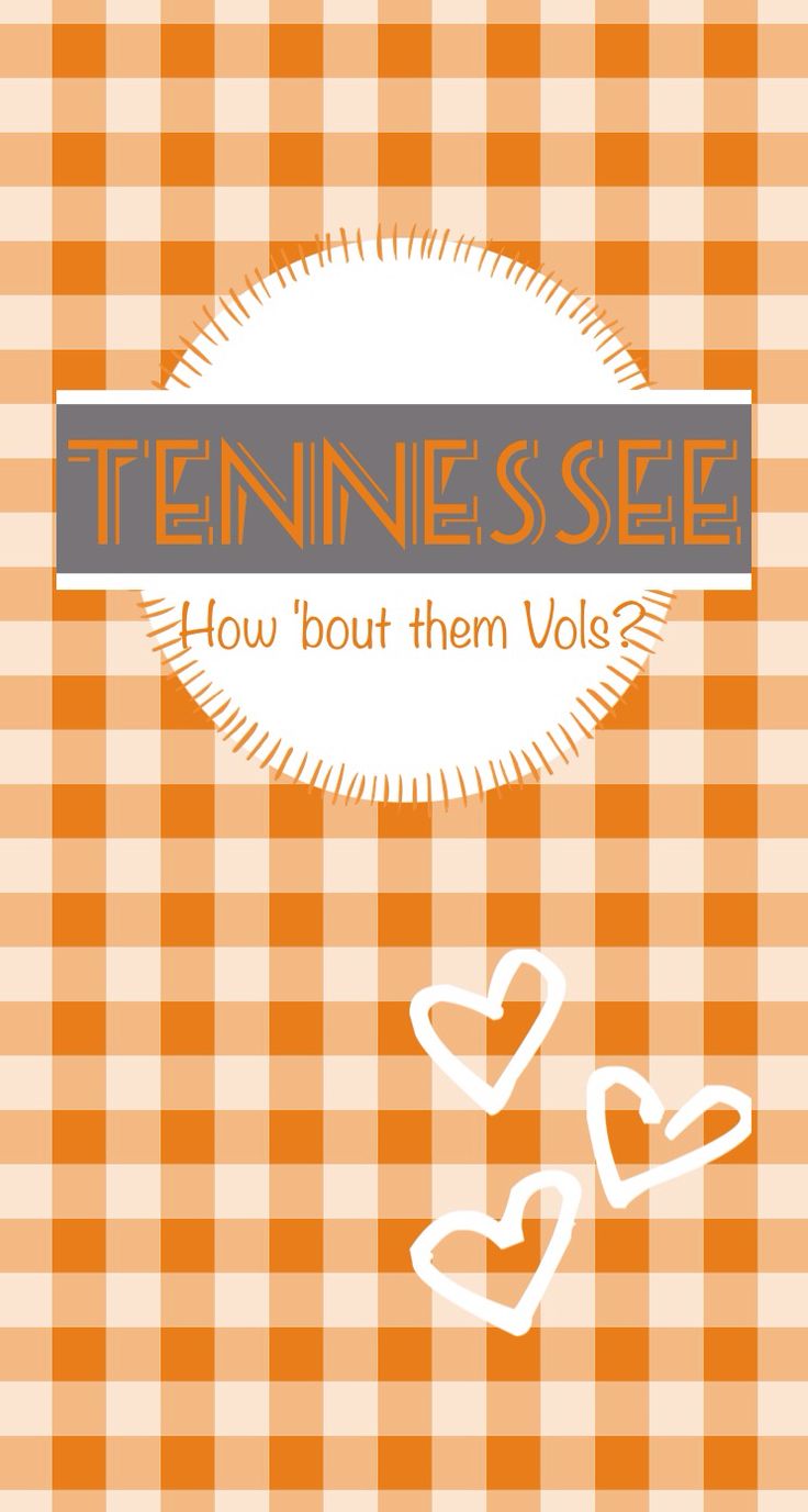 Tennessee Volunteers Go Vols iPhone Wallpaper Big Orange