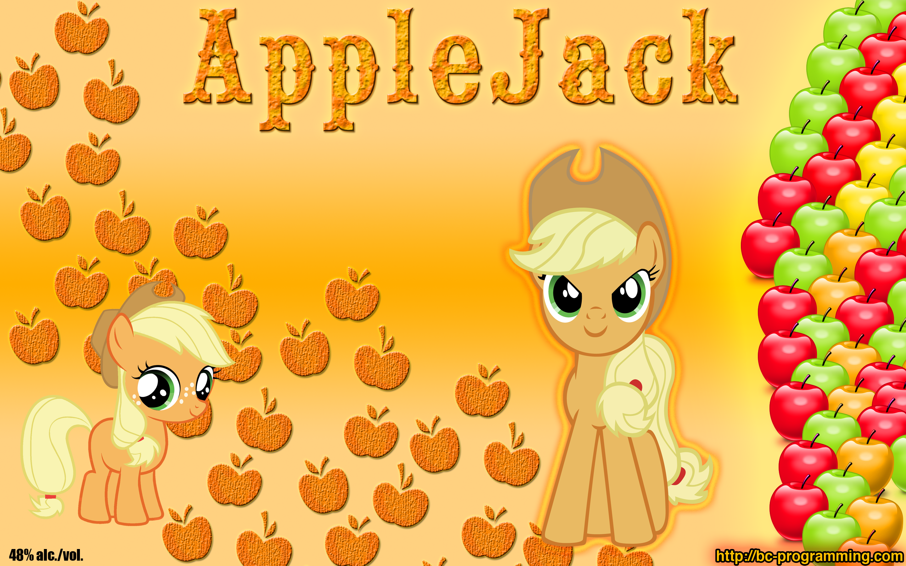 Applejack Wallpaper Solid By Bc Programming D4bc45t Deskpapers
