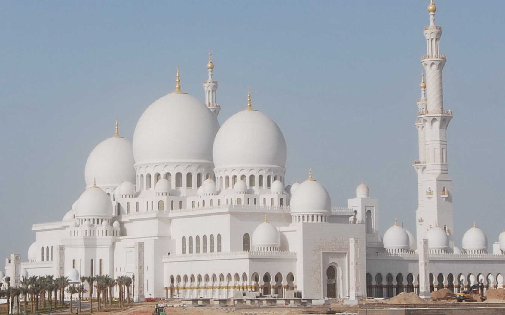 Abu Dhabi City Mosque Uae United Arab Emirates White