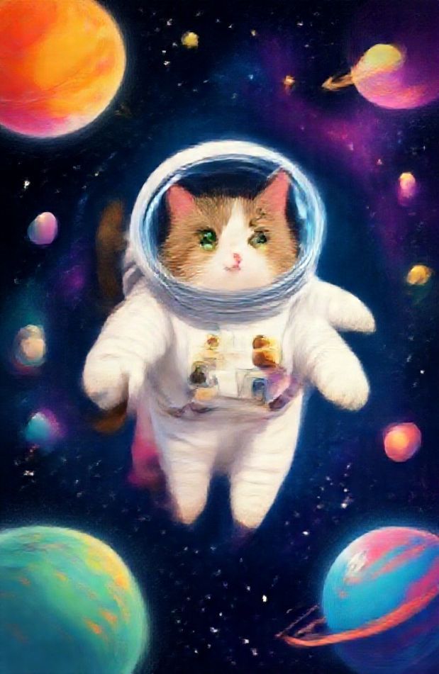 Space Cat Wallpaper