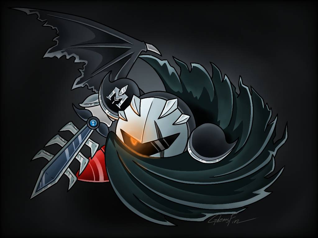 Dark Meta Knight by GolemsFire 1024x768