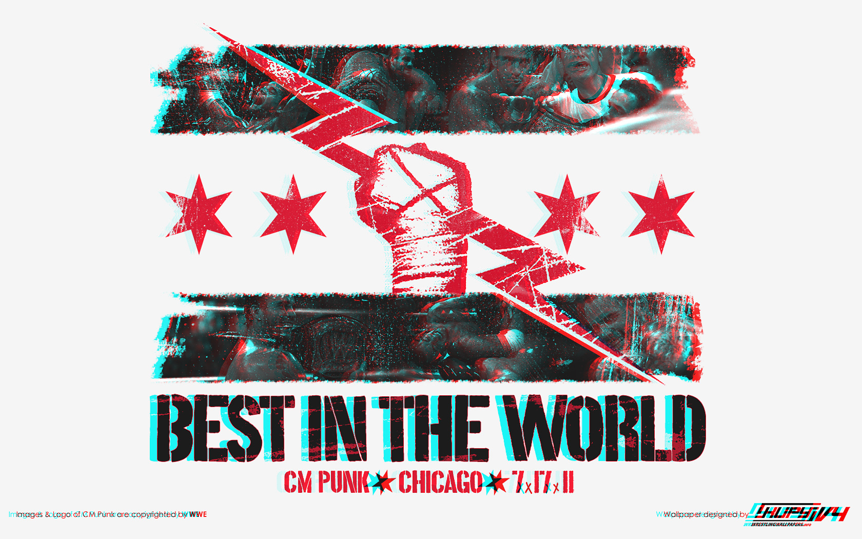 Cm Punk Best In The World Logo 3d Wallpaper Jpg