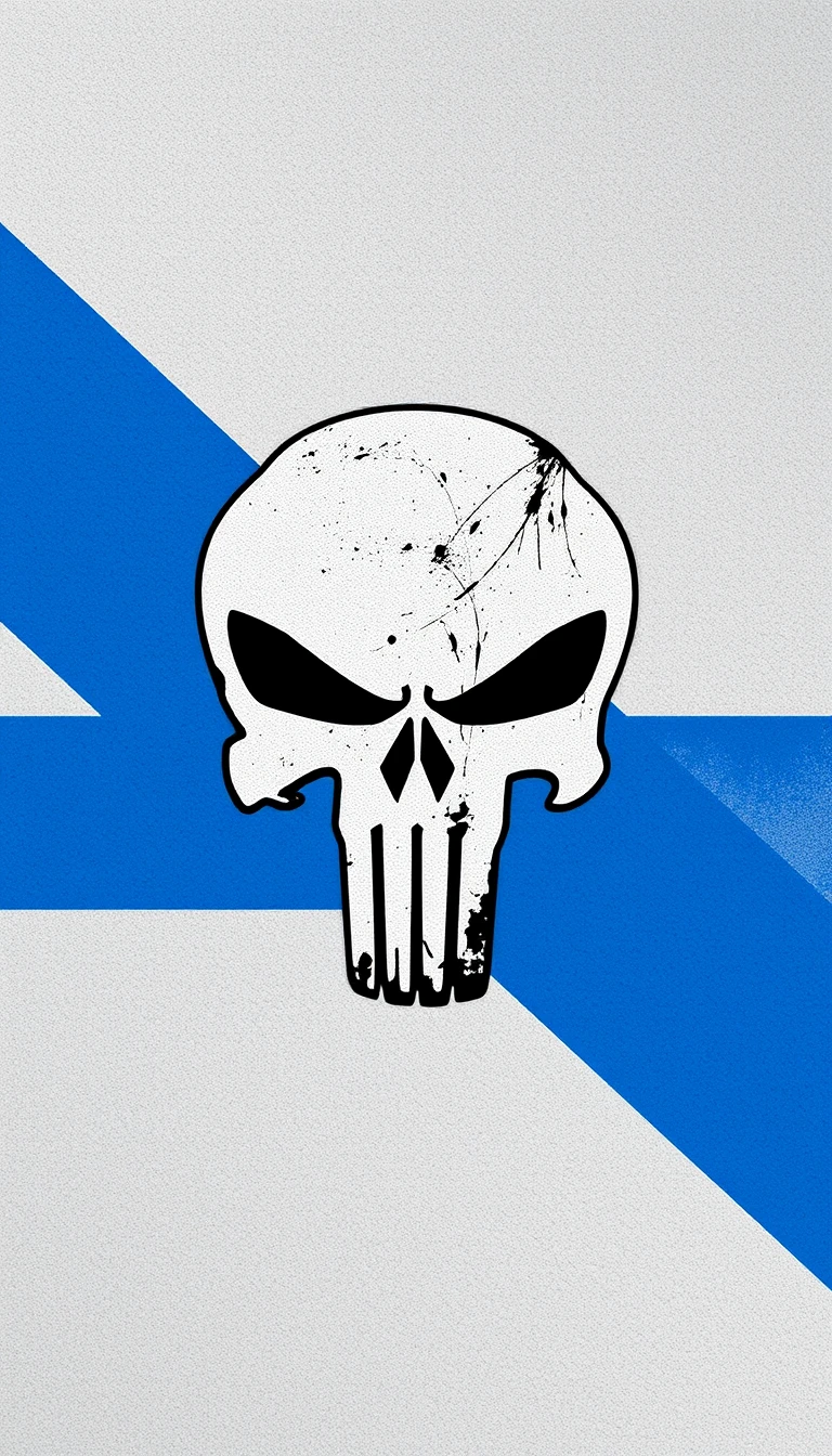 🔥 50 Punisher Blue Line Wallpapers Wallpapersafari