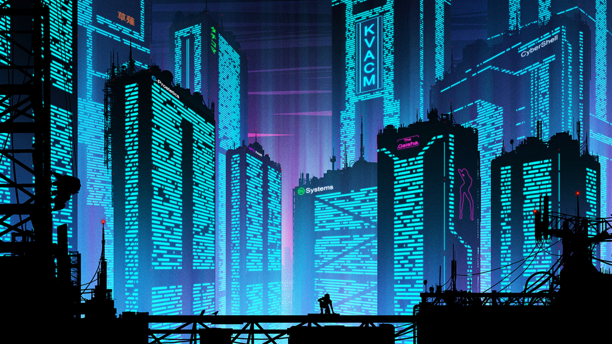 Cyberpunk City Wallpaper Teahub Io