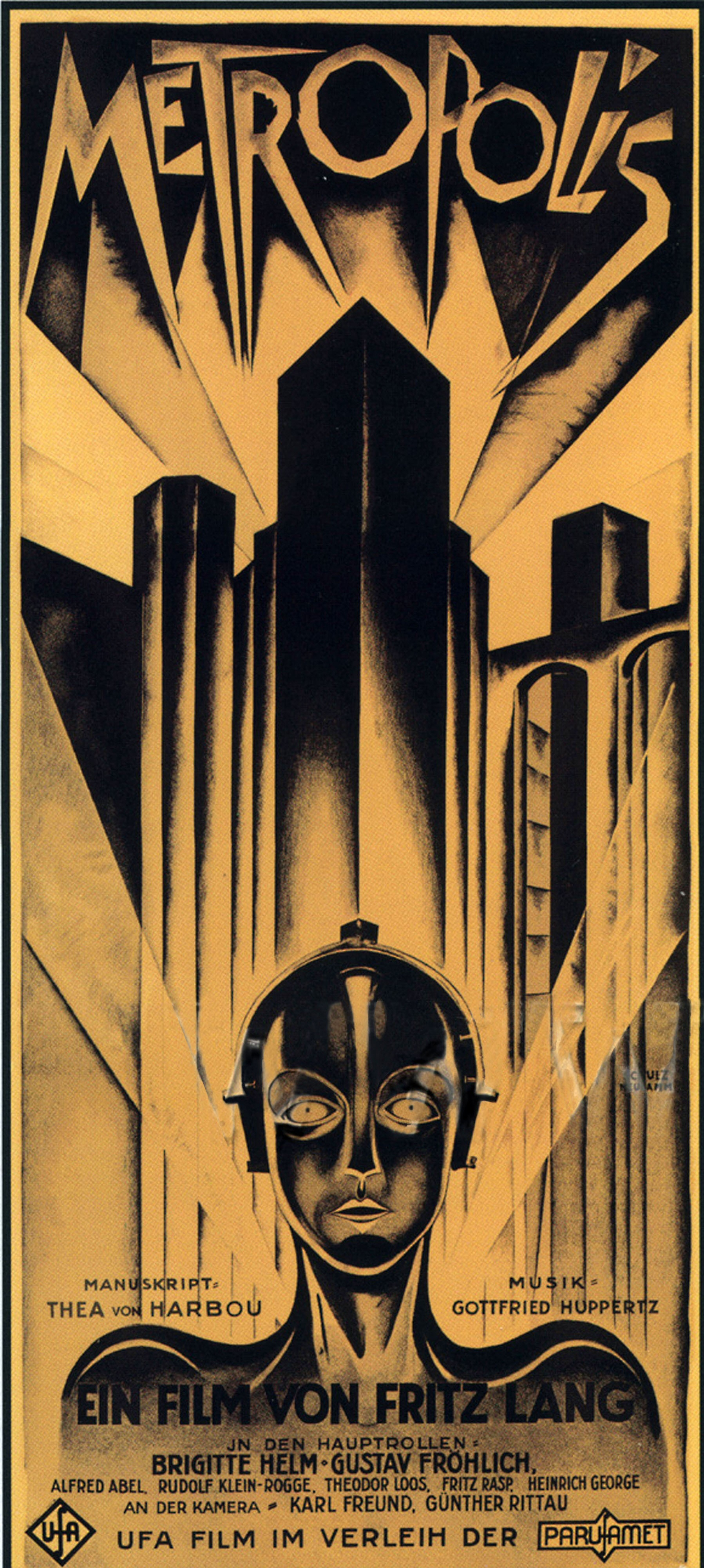 Metropolis Poster Classic Vintage Movie