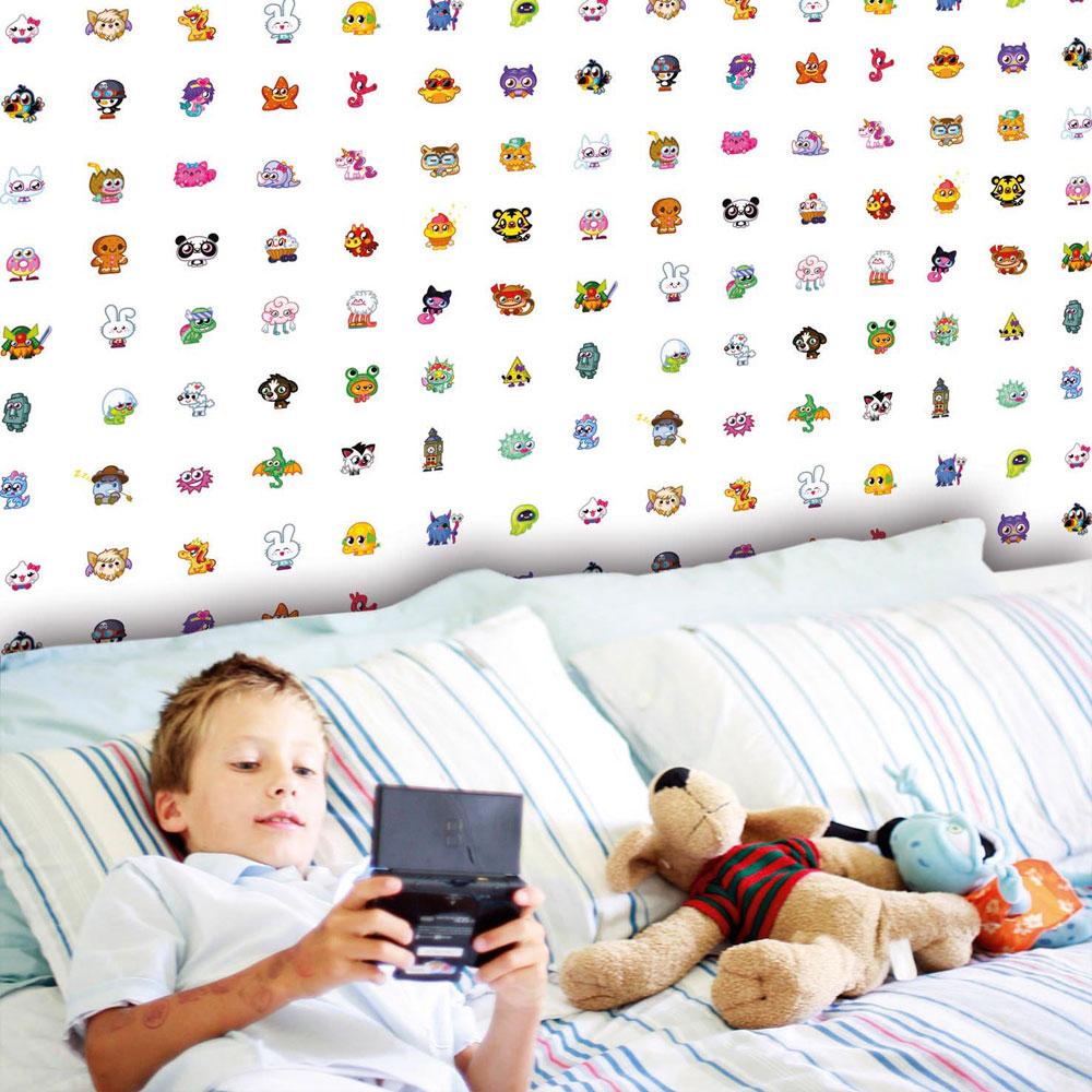 Details about NEW MOSHI MONSTERS WALLPAPER 10m ROOM DECOR MOSHLINGS 1000x1000