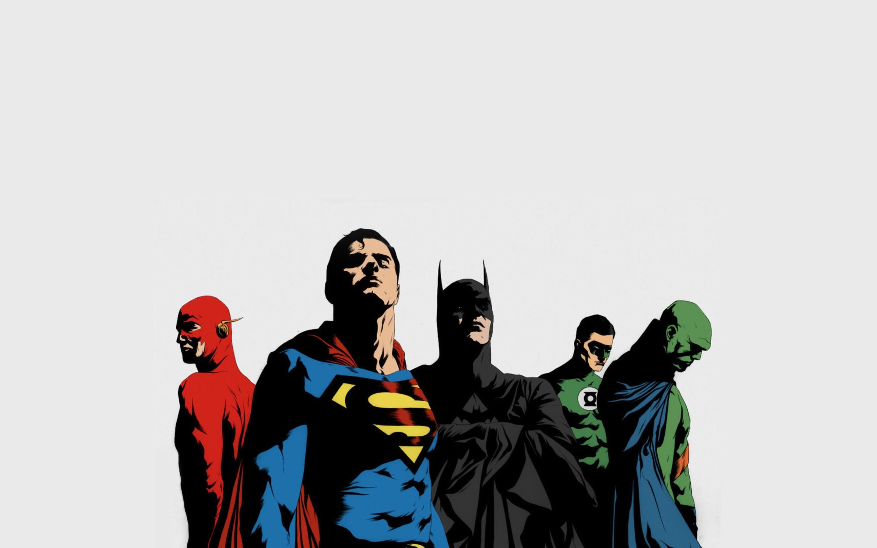 DC Comics Justice League The Flash Superman Martian Manhunter
