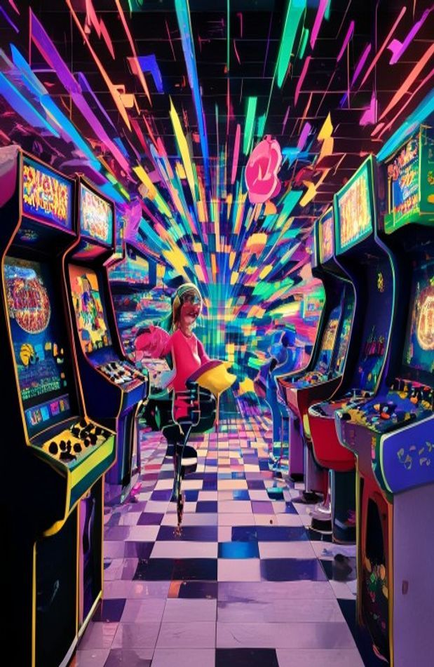 Classic Arcade Wallpaper