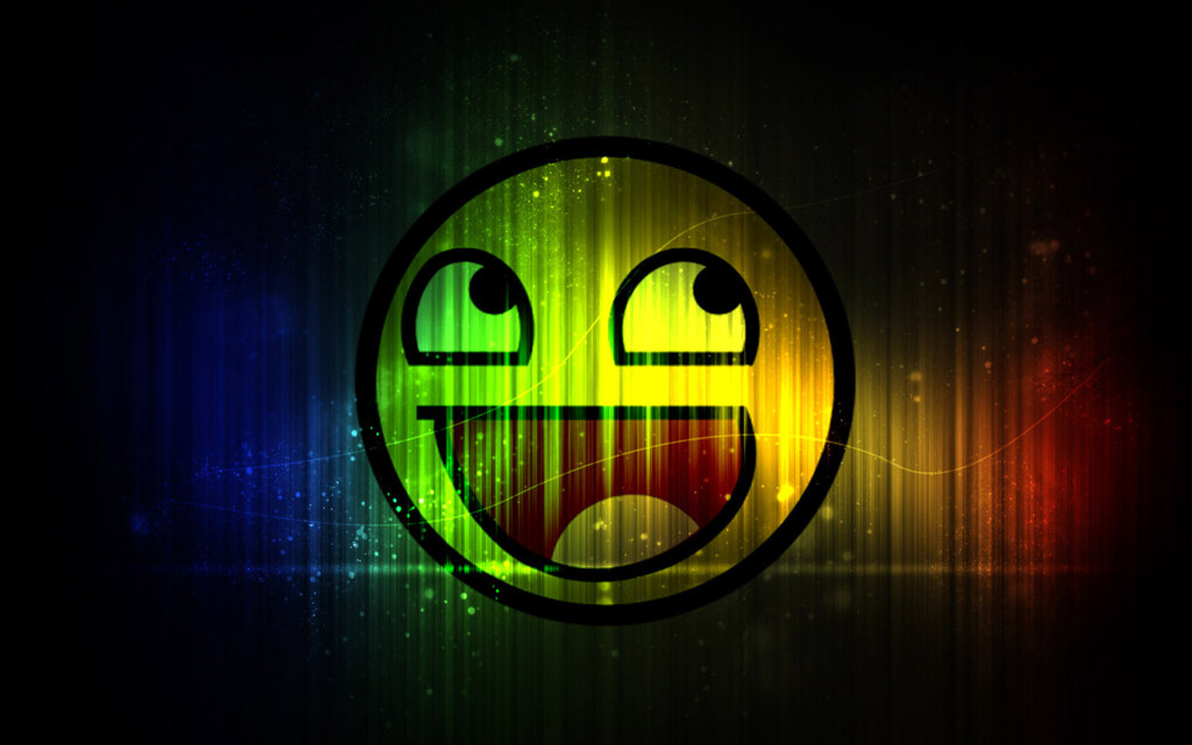 Colorful Smiley Wallpaper 1680x1050 Colorful Smiley Face 1680x1050