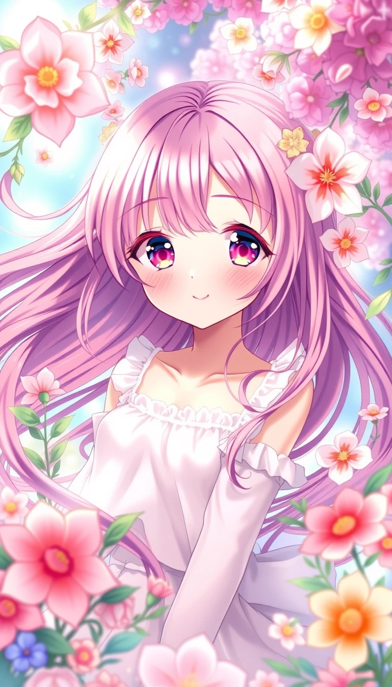 Beautiful Anime Girl Phone Wallpaper