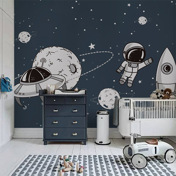 Cartoon Astronaut Wallpaper Thick Durable From Apollo Box Artofit