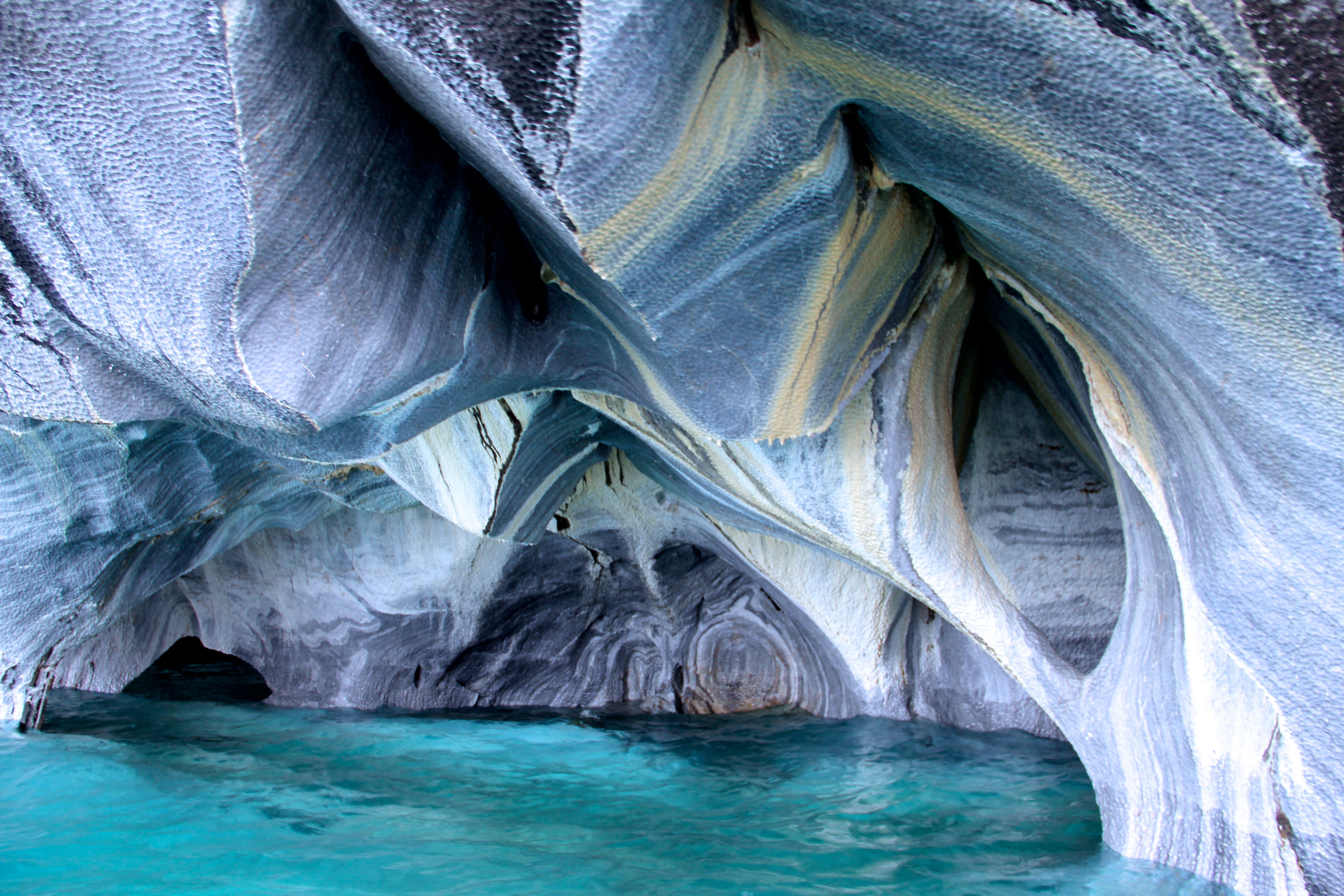 Marble Beautiful Caves In The World Travel Wallpaper Image