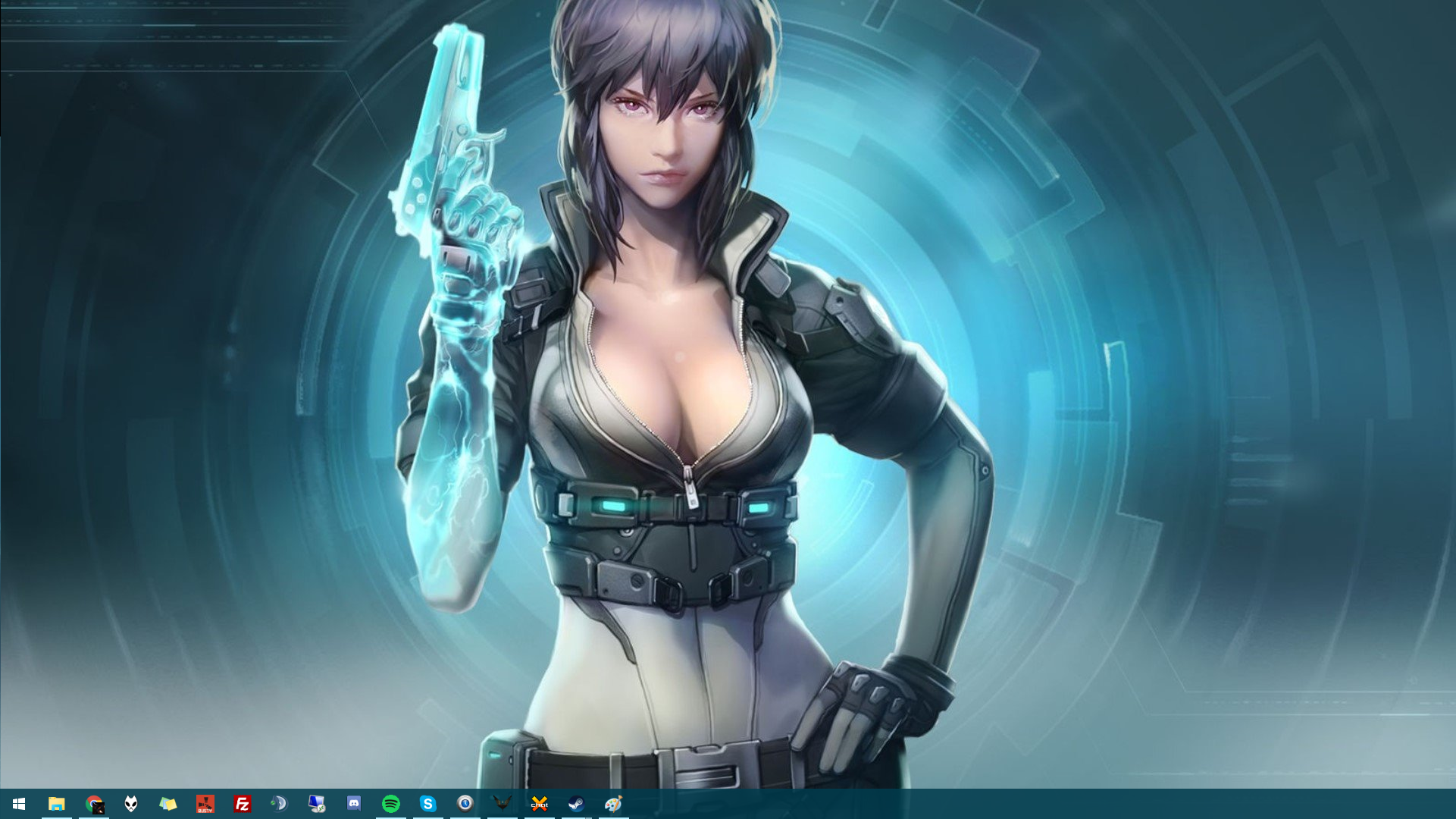 Windows Did A Wonderful Thing With This Motoko Wallpaper Gits
