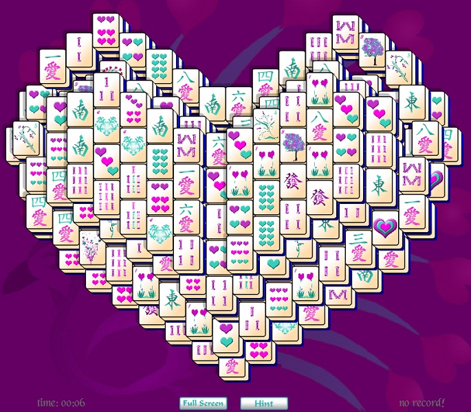 Heart Mahjong Solitaire Valentine S Day
