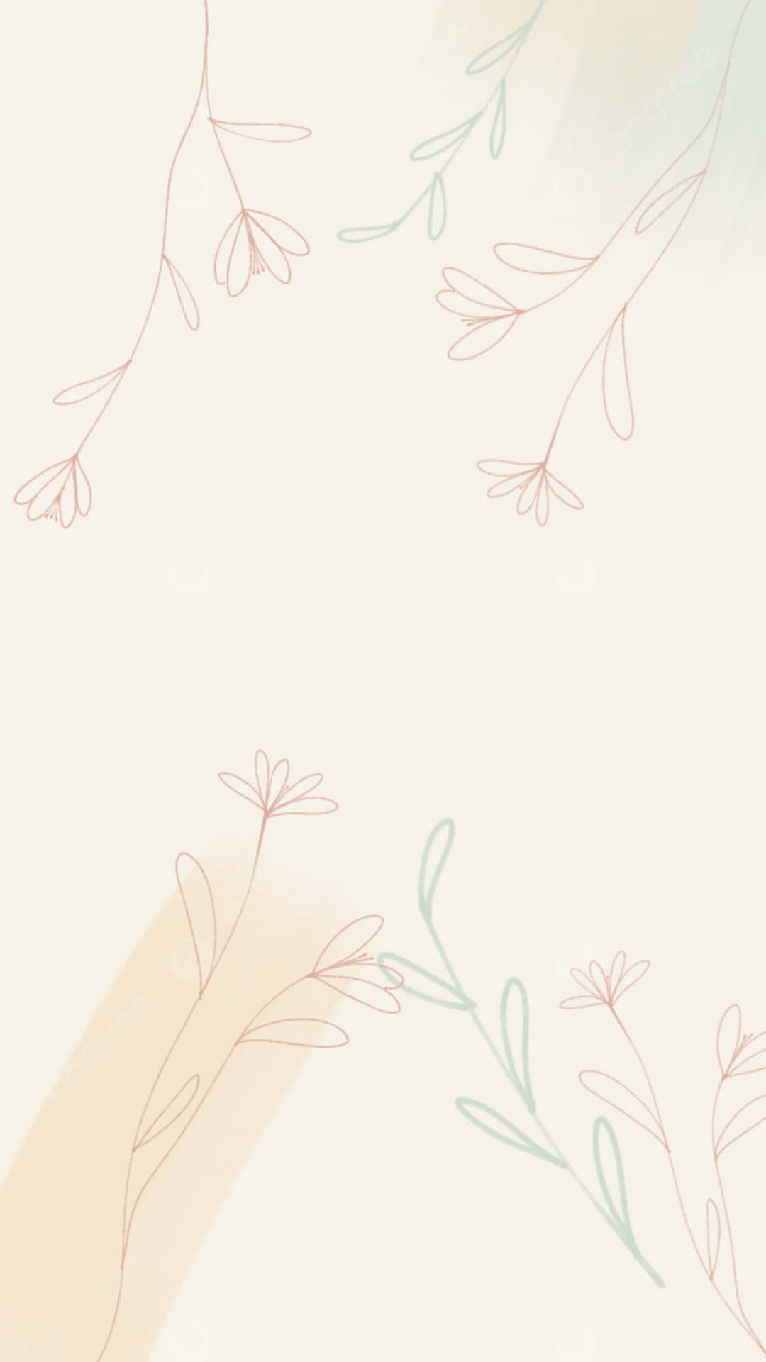 Beige Minimalist Wallpaper