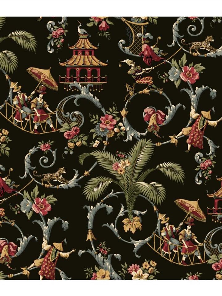 This bold design is a whimsical dream with Asian influence People and 720x960