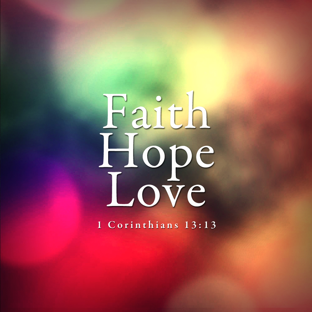 Faith Hope Love Corinthians 13bible Ls App Users Tap