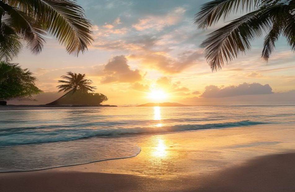 Beach Sunrise Wallpaper