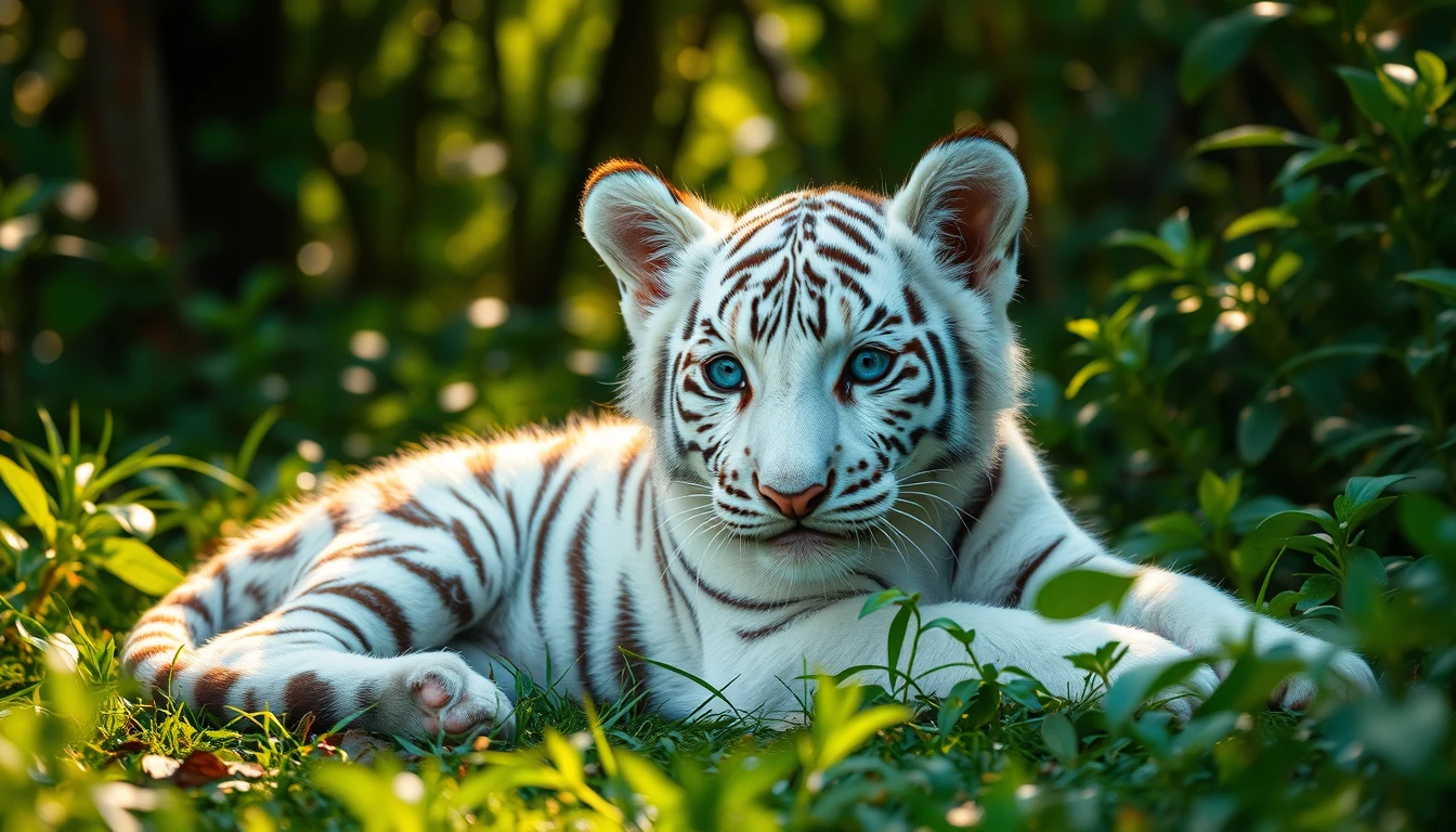 Baby White Tiger Wallpaper