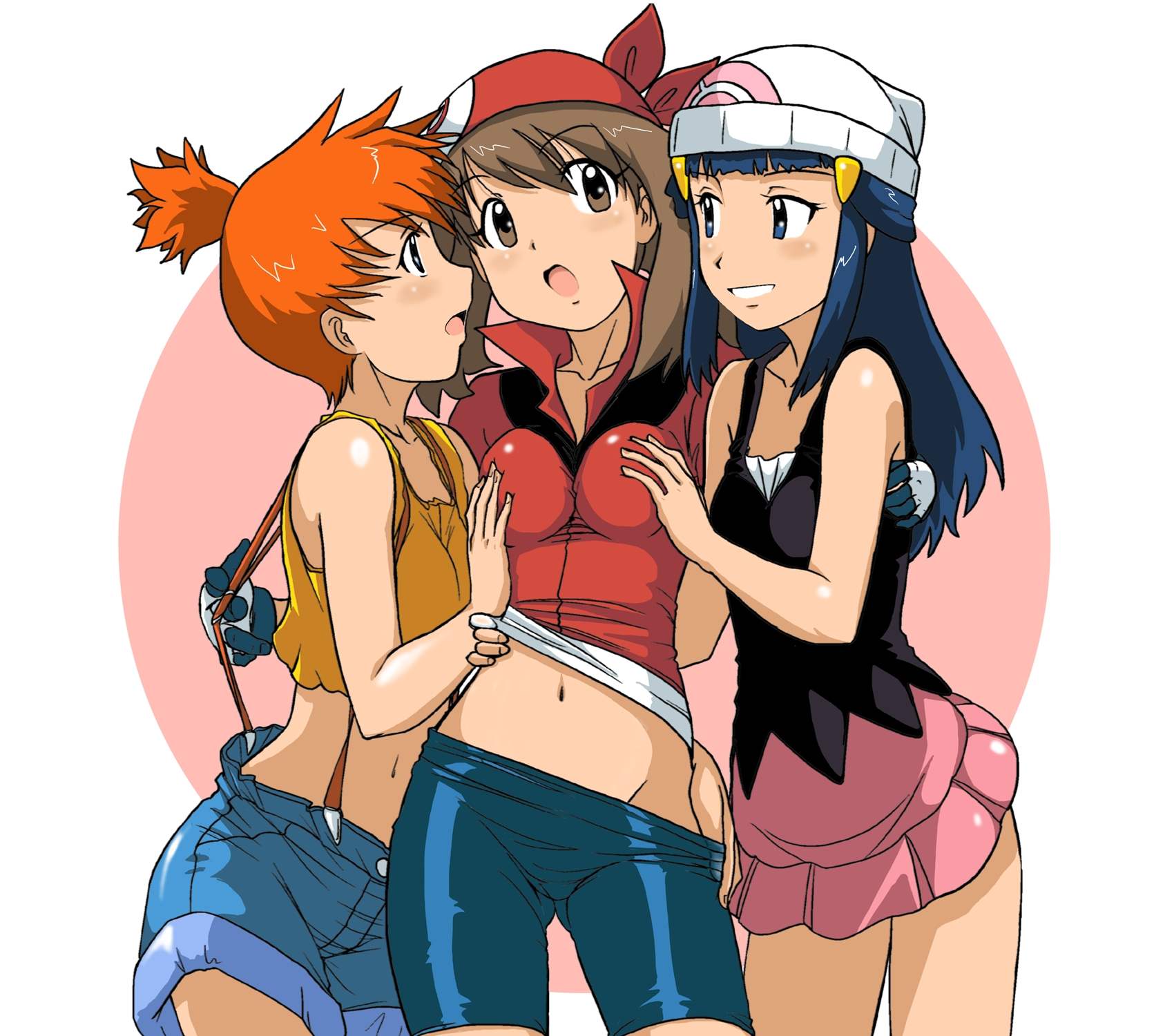 The Pokemon Anime Wallpaper Titled Misty And Friends