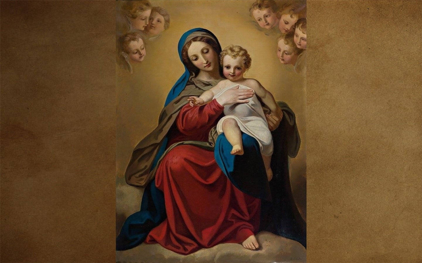 Mary And Jesus Wallpaper