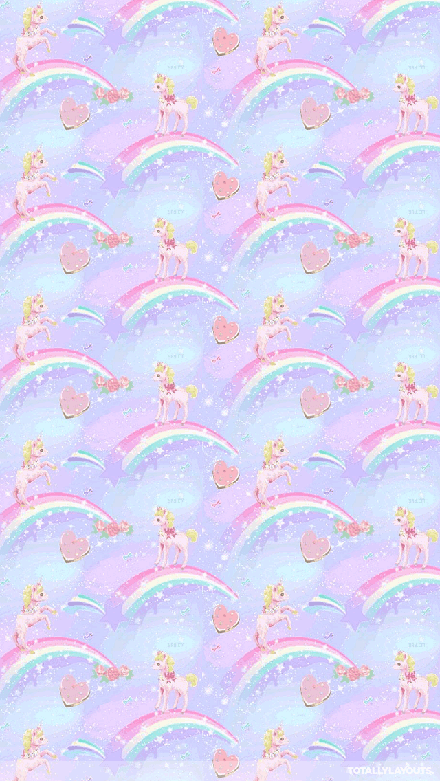 Rainbow Unicorn Dust Iphone Wallpaper Random