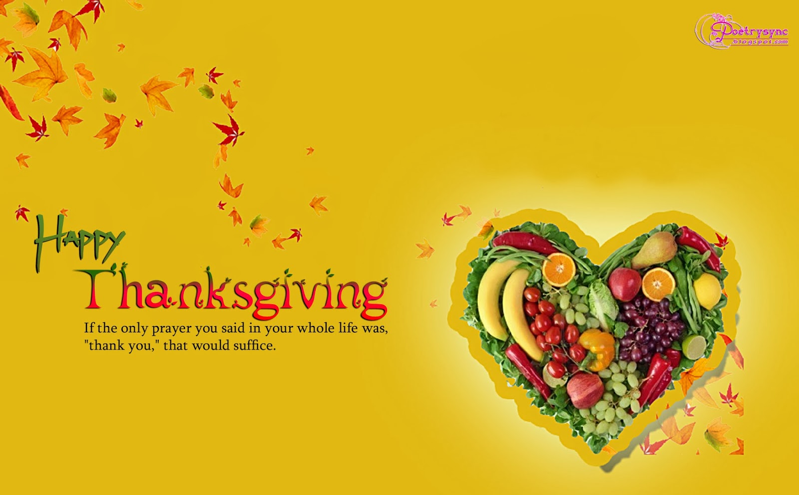 Thanksgiving Quotes With Greeting Cards And Wallpaper