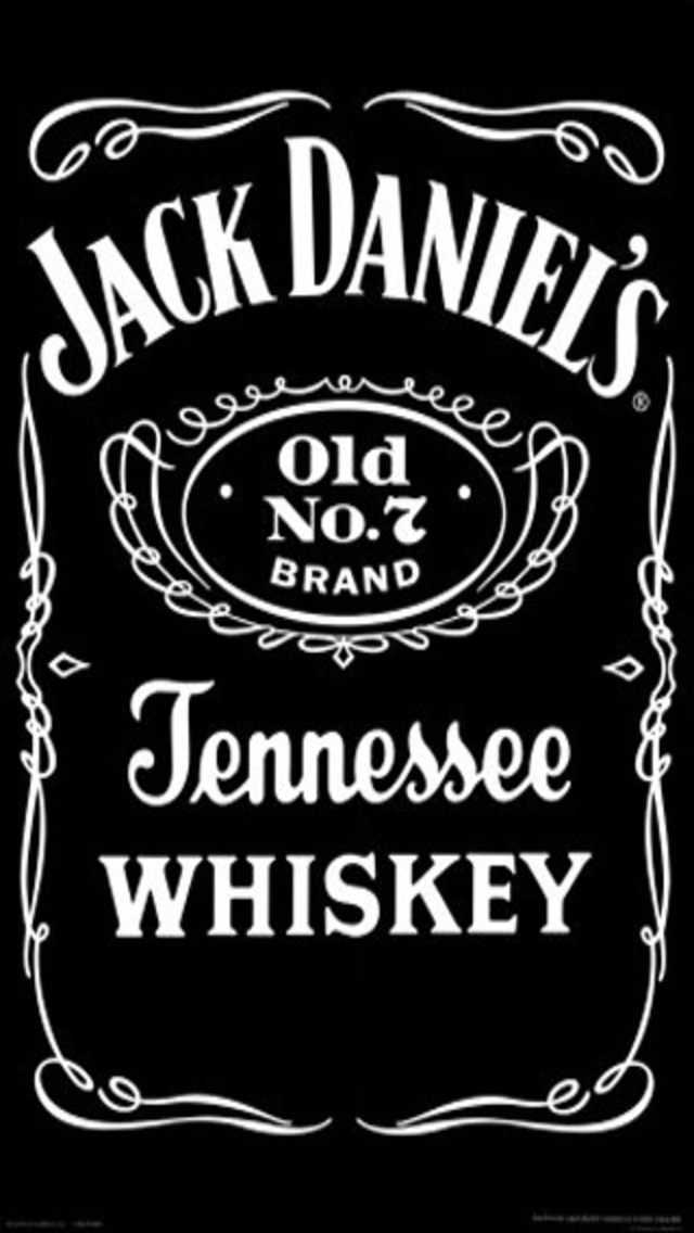 Jack Daniels Tennessee Whiskey Logo iPhone Wallpaper Pictures