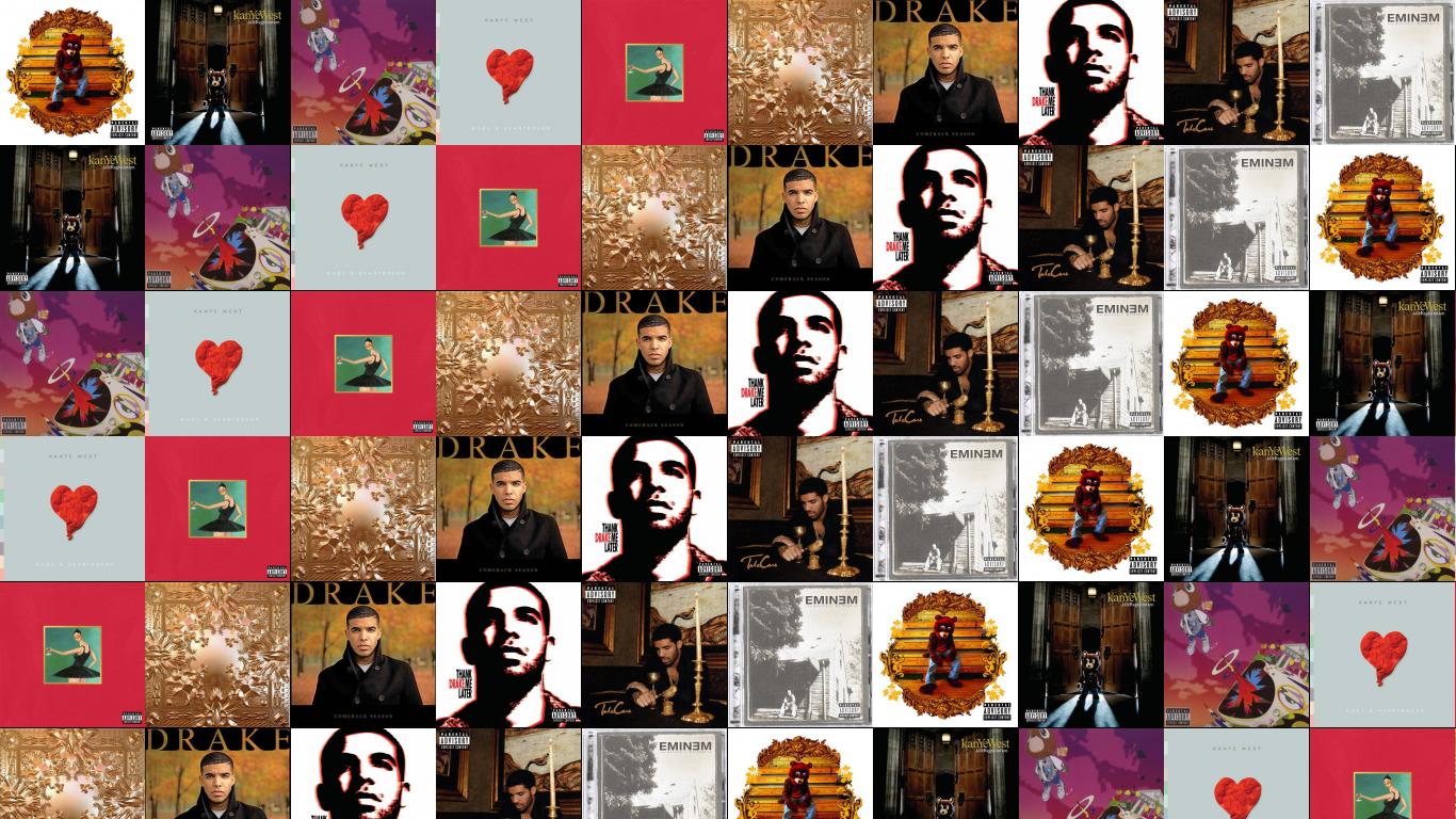 Create Tiled Desktop Wallpaper With Album Art Video Game And Dvd