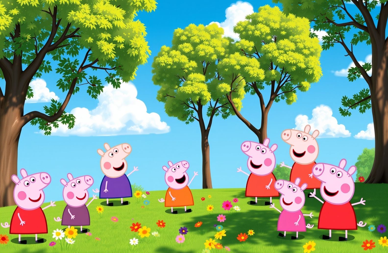 Peppa Pig Hd Wallpaper