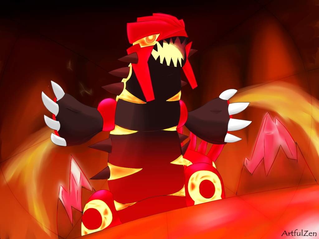 Free Download Primal Groudon Wallpaper Primal Groudon By Padchief