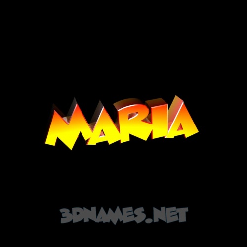 Pre Of Black Background For Name Maria