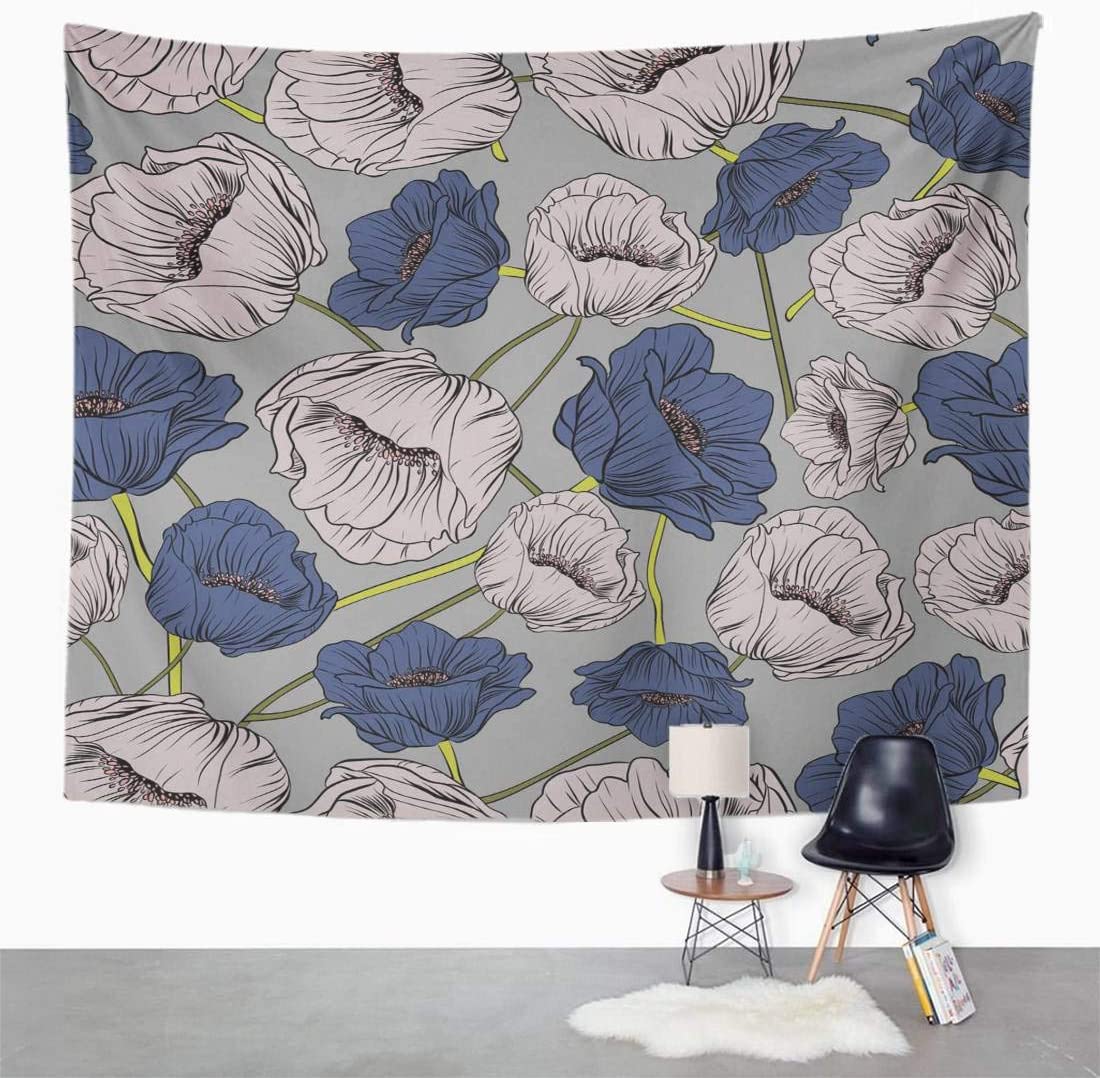 Amazon Emvency Wall Tapestry Colorful Bedclothes Floral
