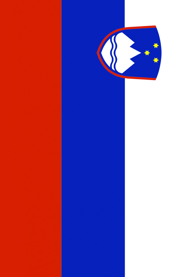 Slovenia Flag iPhone Wallpaper HD