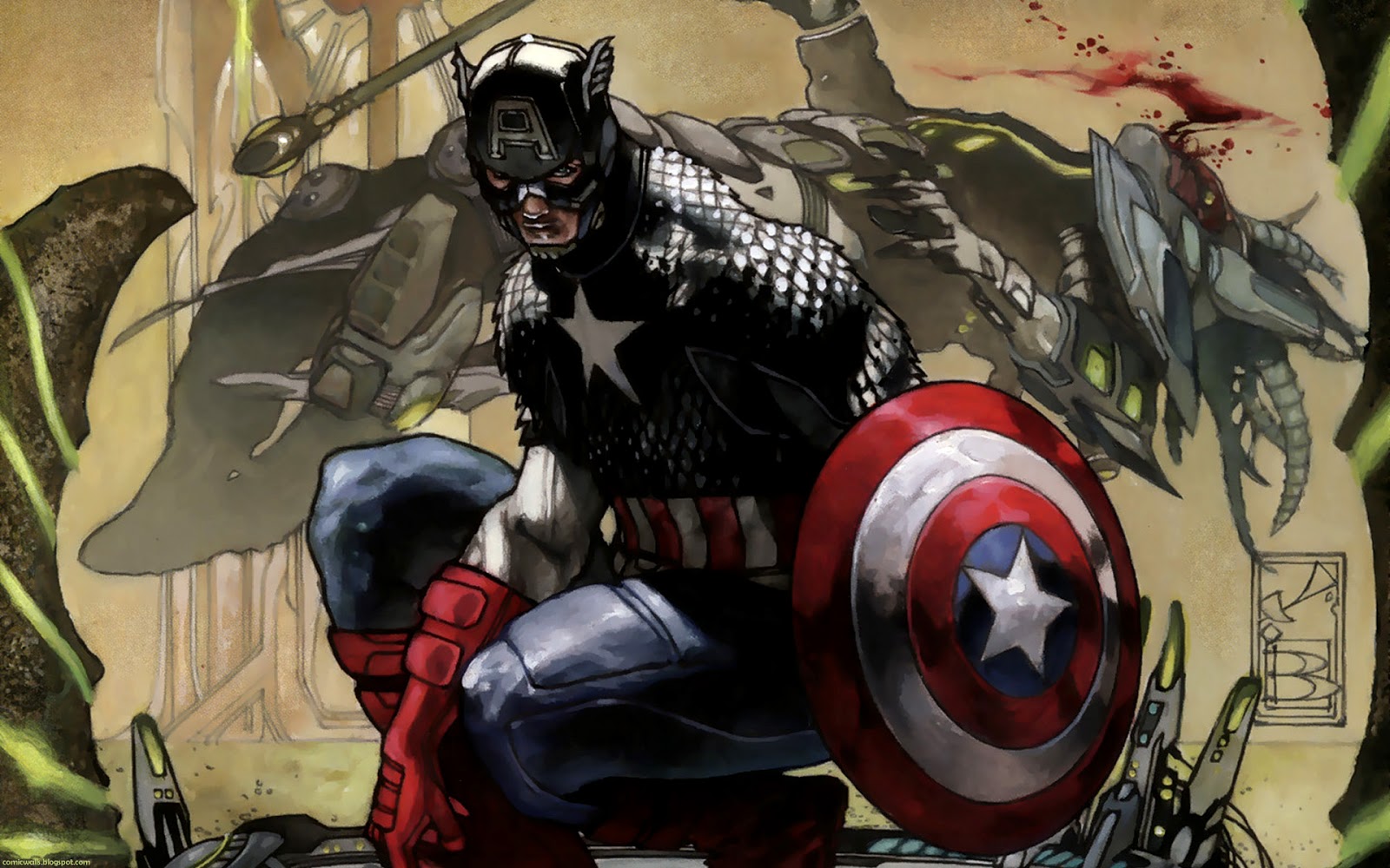 Comic Wallpapers Captain America   Comic Wallpaper