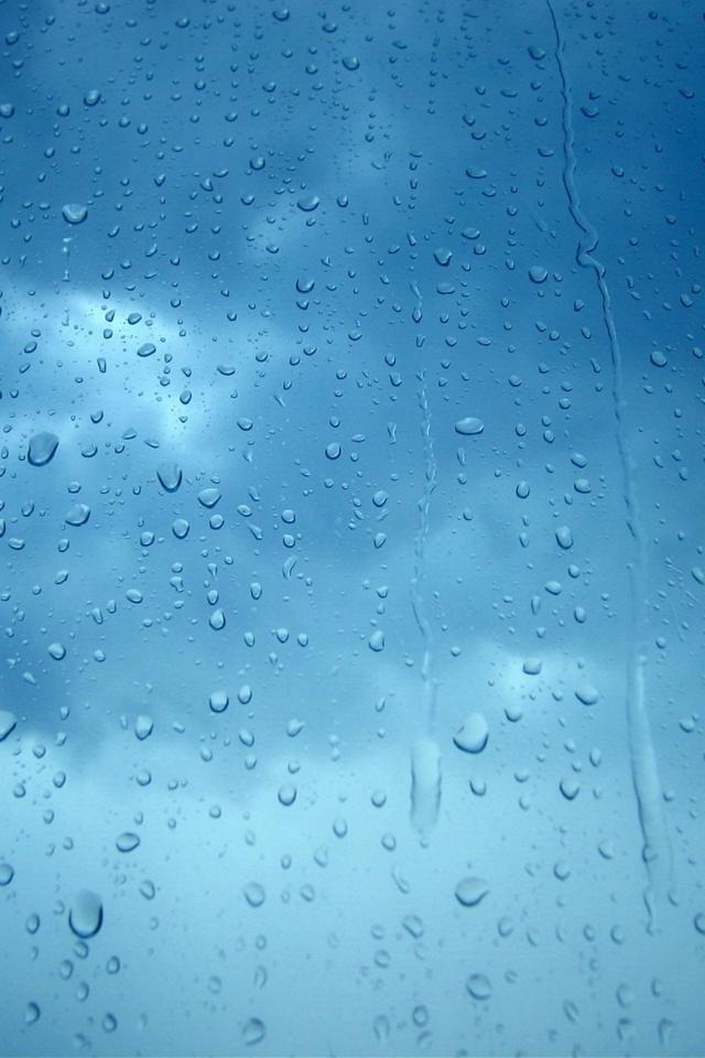 Rain drops iPhone4 Wallpaper 640x960 HD