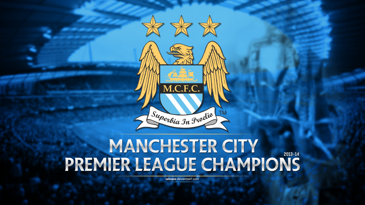 Manchester City Premier League Champions By Seloyxx