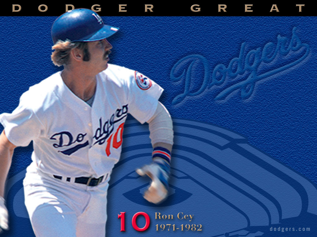 Desktop Wallpaper For Great Ron Cey From La Dodgers Baseball