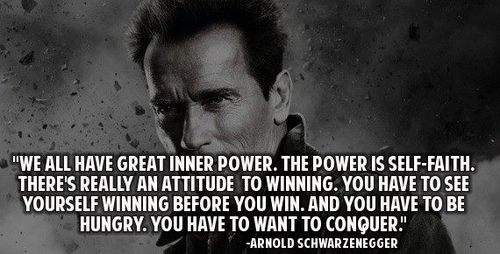 Motivational Quote On Strength By Arnold Schwarzenegger Dont Give Up