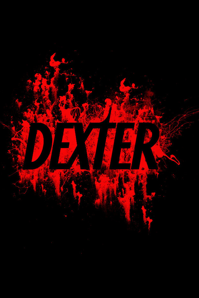 Dexter Blood Splatter iPhone Wallpaper
