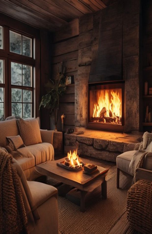 Live Fireplace Wallpaper