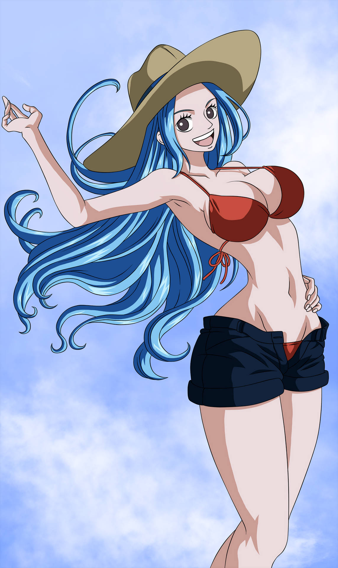 Nefertari Vivi In Bikini Wallpaper