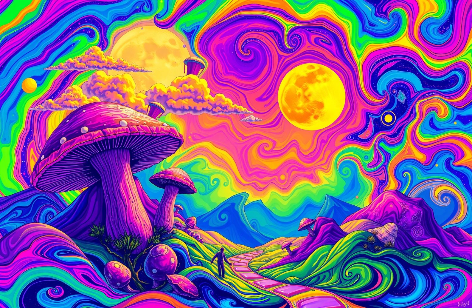 Trippy Stoner Wallpaper