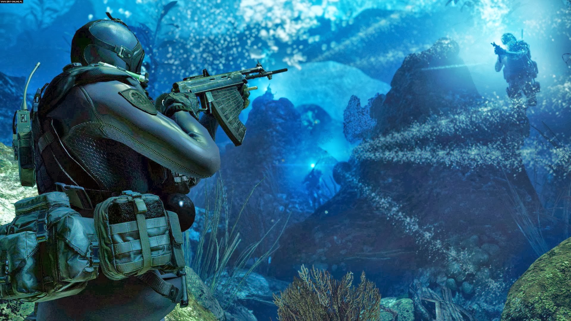 Soldier Underwater Video Game HD Wallpaper Widescreen A315