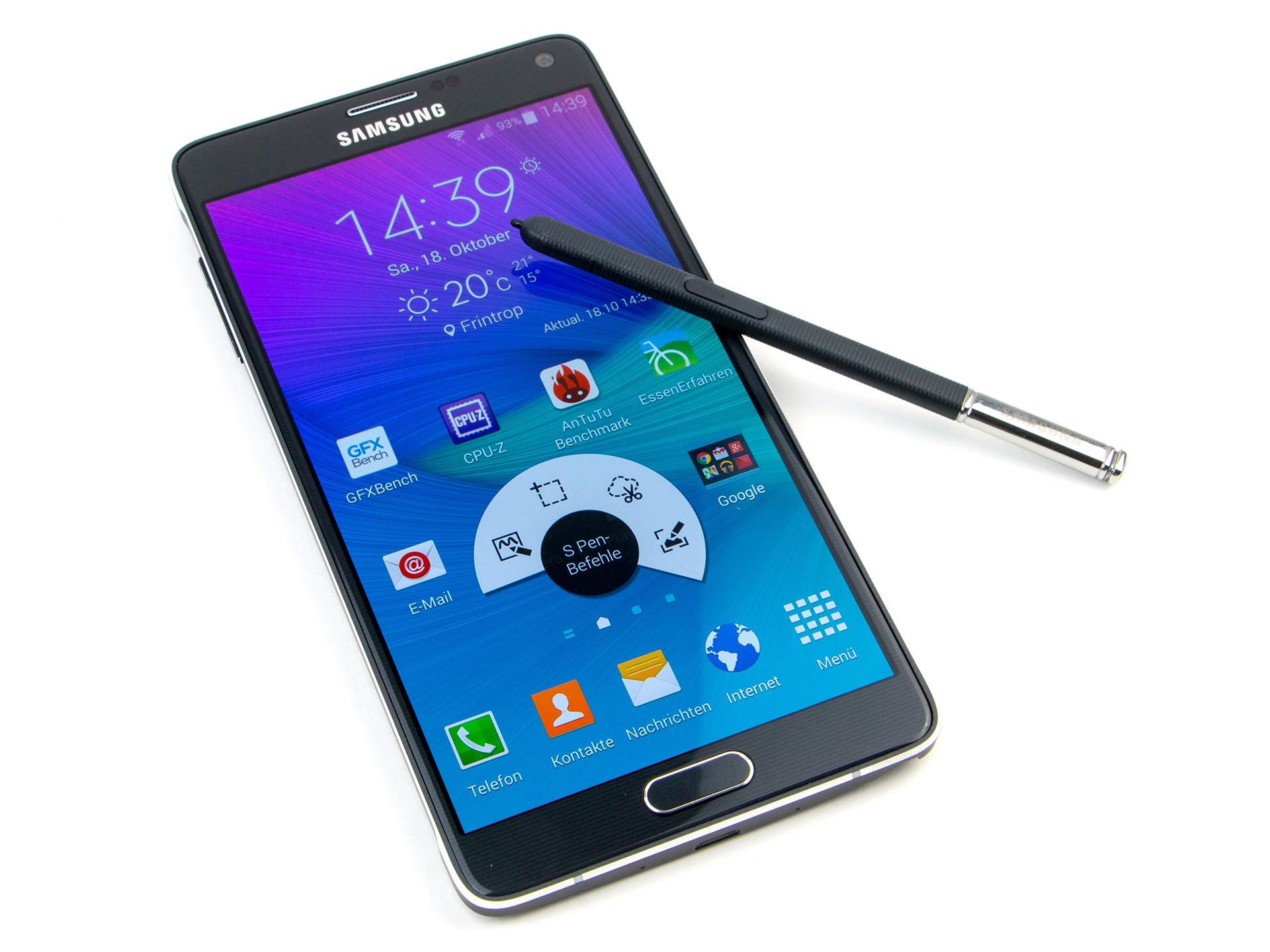 Samsung Galaxy Note Notebookcheck External Res